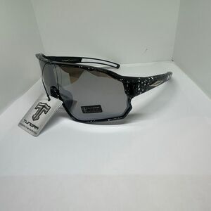 Tundra Wraparound Shield Sunglasses UV400 Mirrored Sport Style